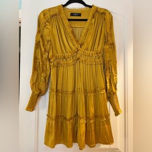 O.P.T mustard color dress